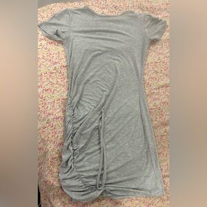 Gray mini dress